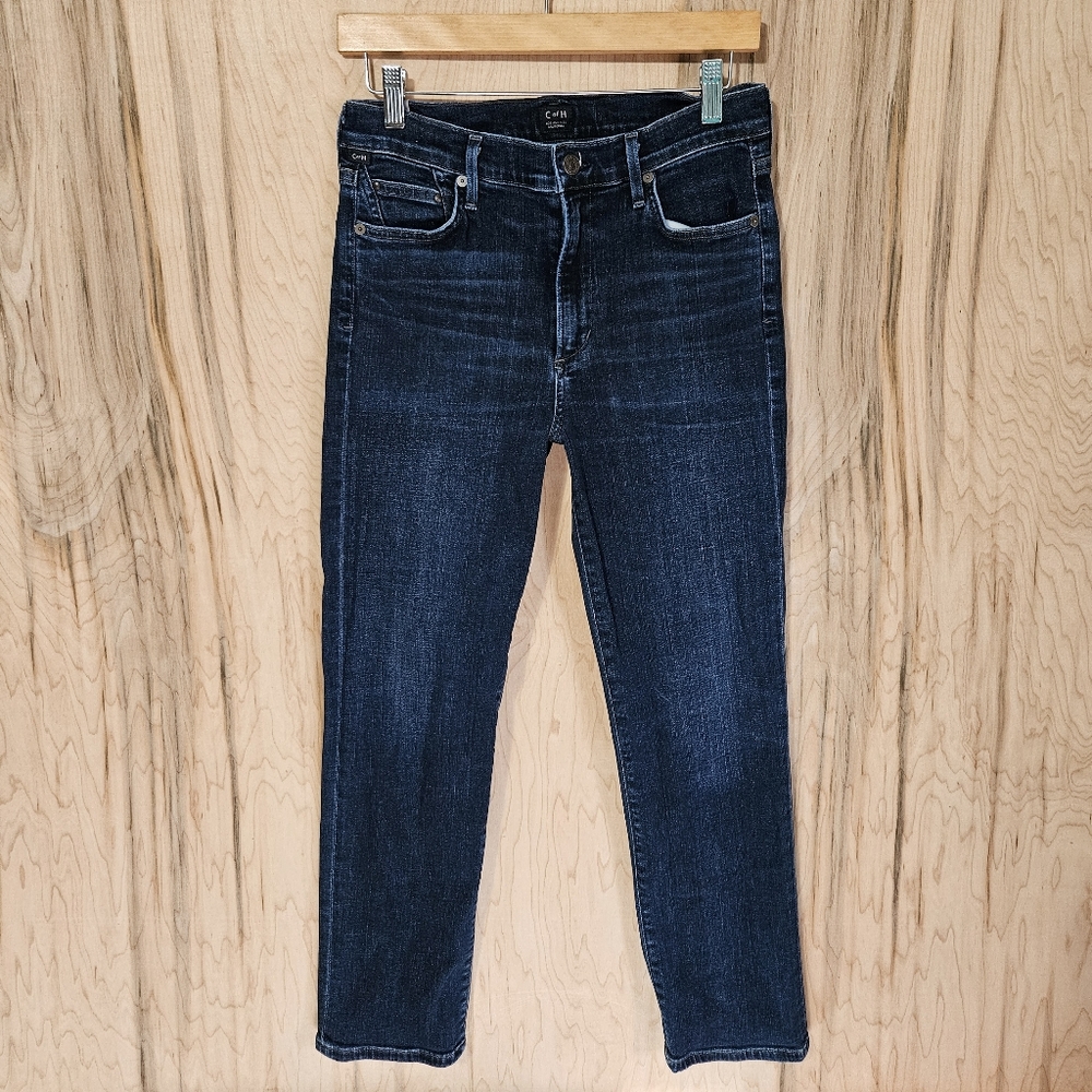 Citizens of Humanity Wmns Sz 29 Cara High Rise Cigarette Ankle Med Wash Jeans